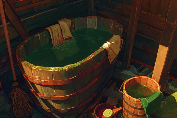 Washing area