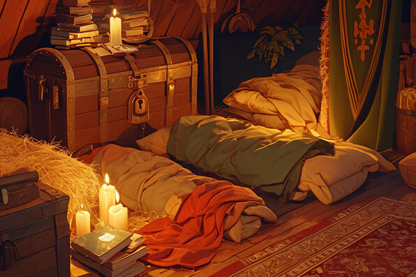 Witch's apprentice room
